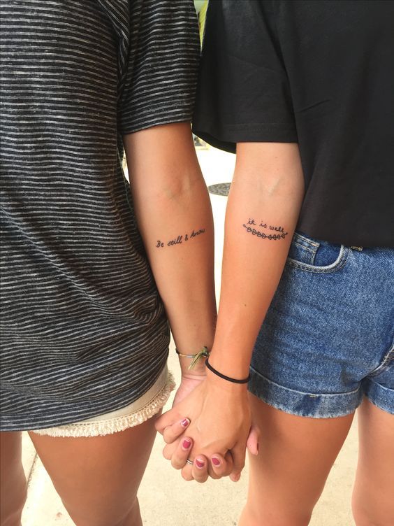 para amigas 4 - Tatuajes para amigas
