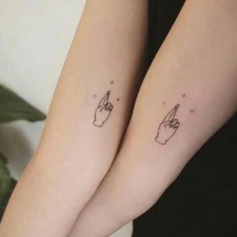 para amigas chiquitos 2 - Tatuajes para amigas