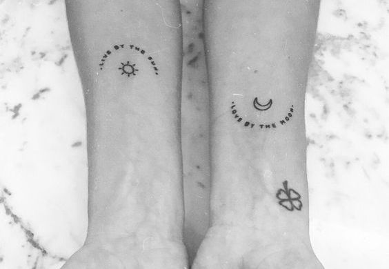 para amigas de frases 1 - Tatuajes para amigas