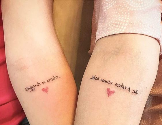 para amigas de frases 2 - Tatuajes para amigas