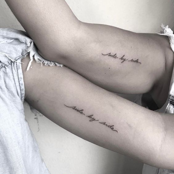 para amigas de frases 5 - Tatuajes para amigas