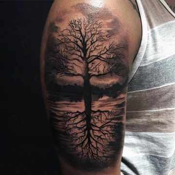 para hombres 3 - tatuajes de árboles