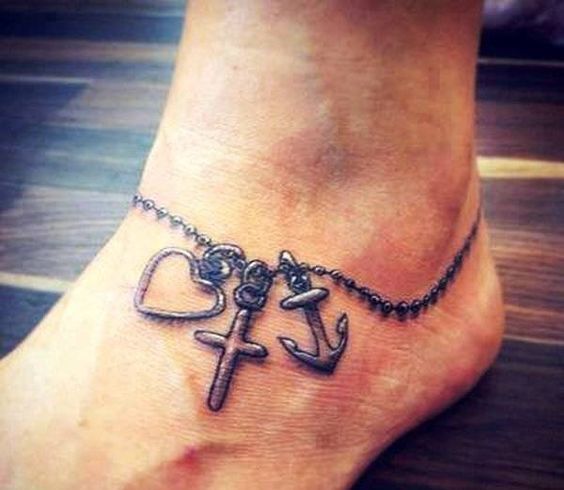 pulseras en el tobillo 6 - Tatuajes en el tobillo