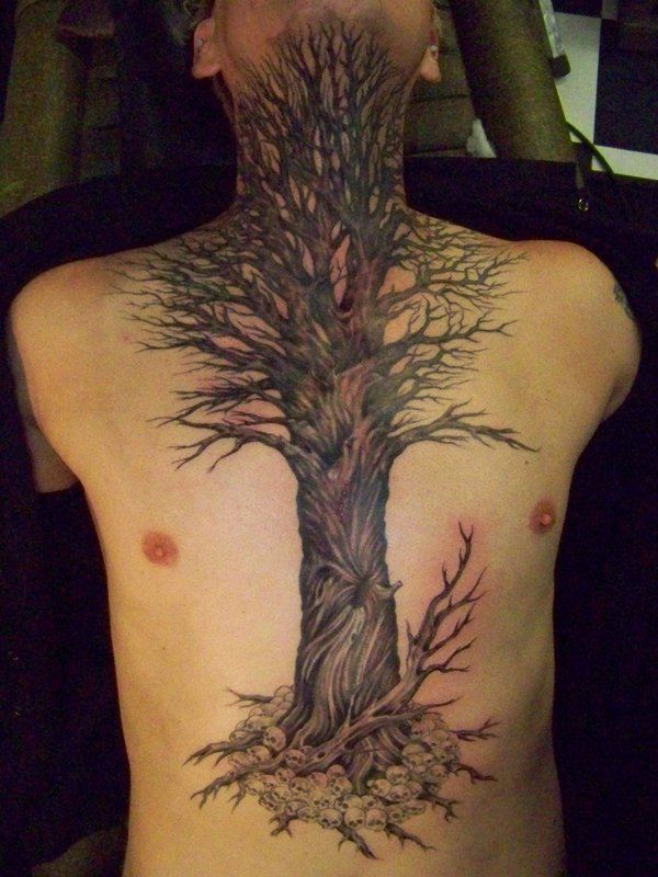 secos o muertos 10 - tatuajes de árboles