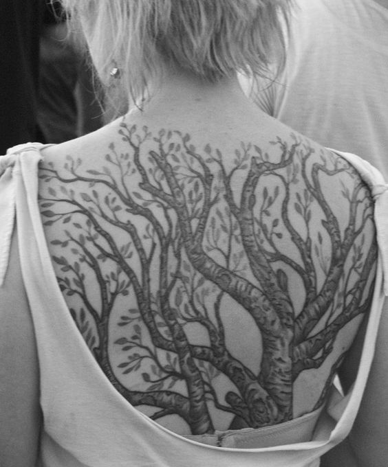 secos o muertos 2 - tatuajes de árboles