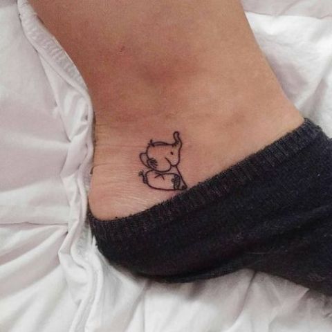 tobillo para mujeres 4 - Tatuajes en el tobillo