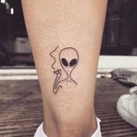 aliens tumblr 1 - Tatuajes tumblr