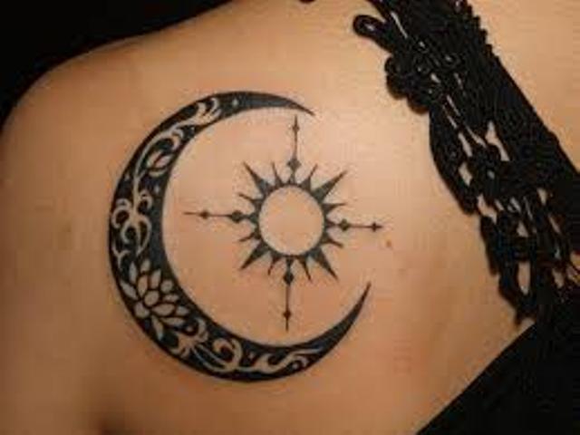 imagenes de sol y luna 3 - Tatuajes de sol y luna