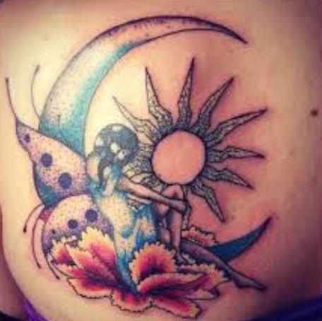 imagenes de sol y luna 4 - Tatuajes de sol y luna