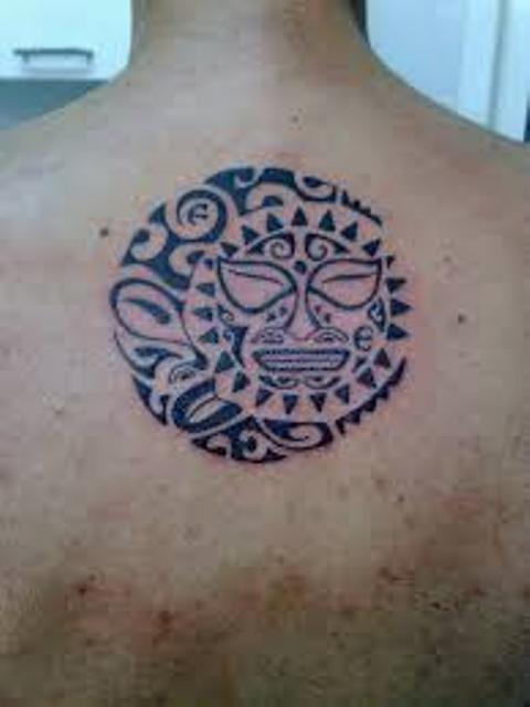 sol y luna hombres - Tatuajes de sol y luna