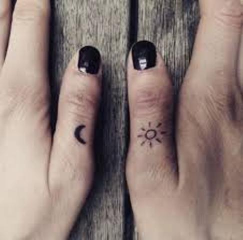 sol y luna para mujeres 1 - tatuajes de luna