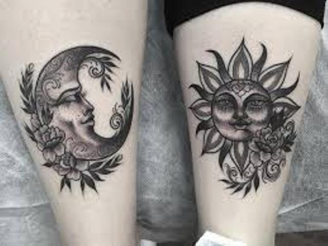 sol y luna para parejas 5 - Tatuajes de sol y luna