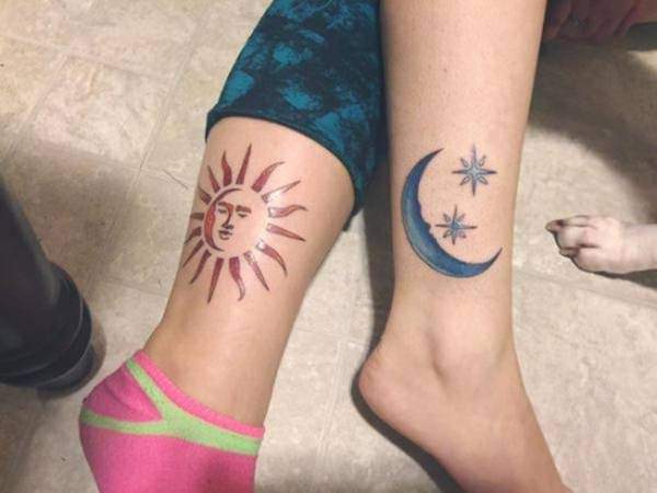 sol y luna para parejas 6 - Tatuajes de sol y luna