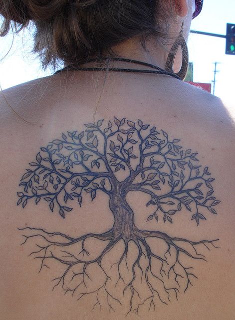 arbol de la vida en la espalda 5 - tatuajes de árbol de la vida