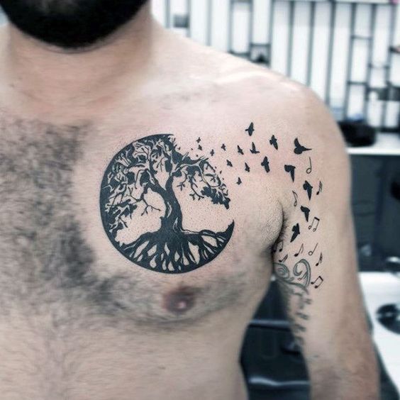 arbol de la vida para hombres 3 - tatuajes de árbol de la vida