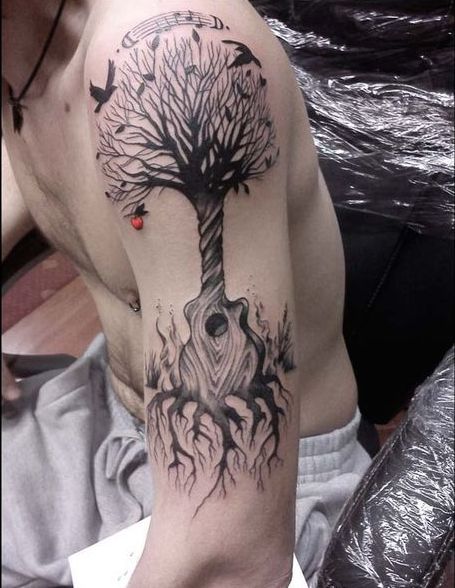 arbol de la vida para hombres 4 - tatuajes de árbol de la vida