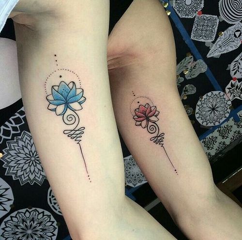 de unalome para parejas 2 - Tatuajes de Unalome