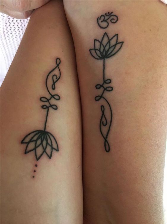 de unalome para parejas 4 - Tatuajes de Unalome