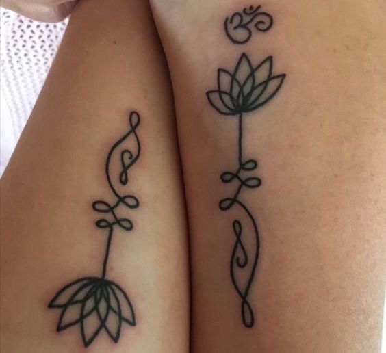 de unalome para parejas 7 - Tatuajes de Unalome