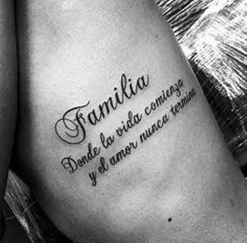 familia con frases 4 - tatuajes de familia