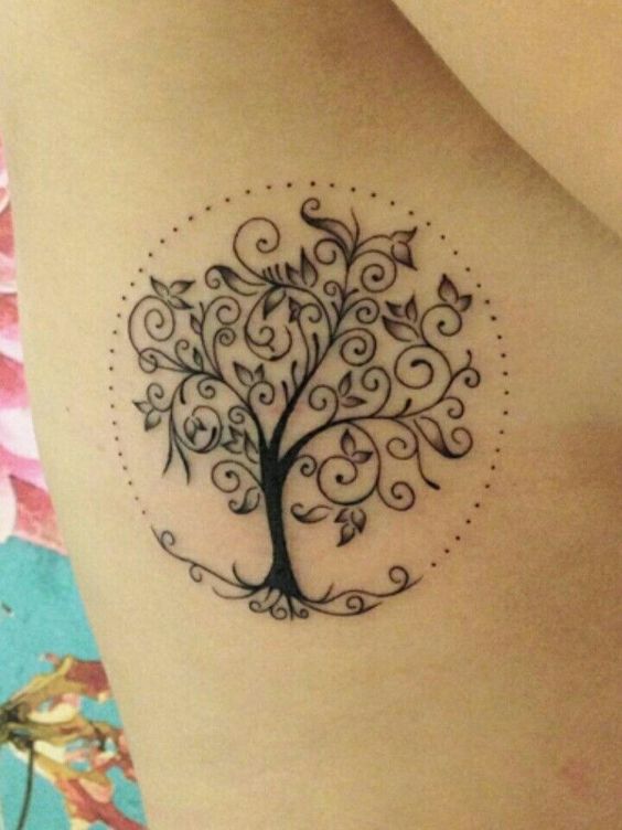 para mujer 4 - tatuajes de árbol de la vida