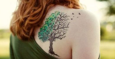 68 Ideas para Tatuajes de Árbol de la Vida y sus Significados - Tatuajes Geniales para mujer 6 -