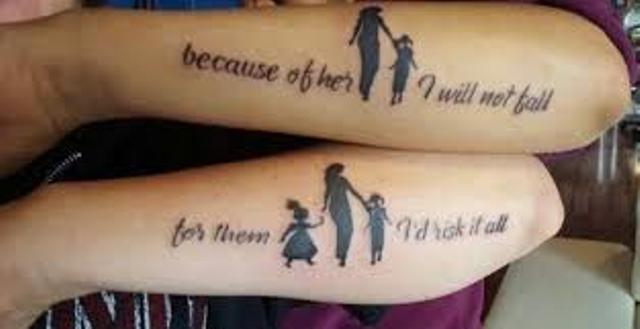 tatoveringer elsker familie og evighed