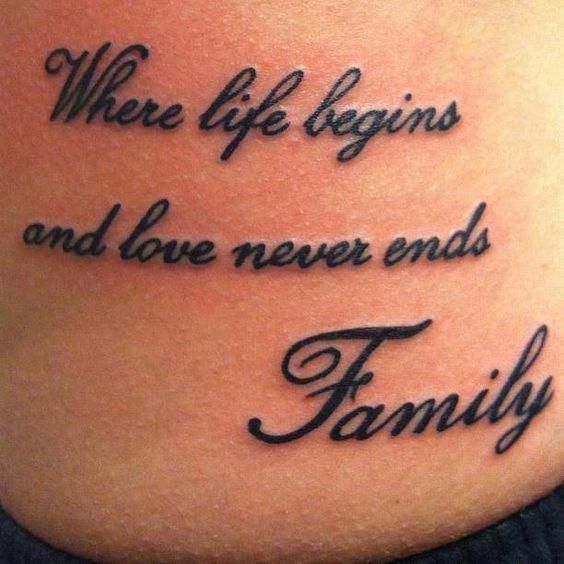 con significado de familias 1 - tatuajes de familia