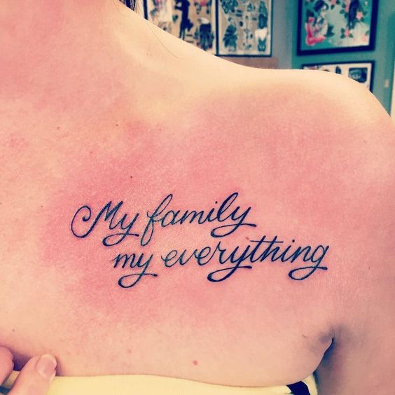 con significado de familias 3 - tatuajes con significados de familia