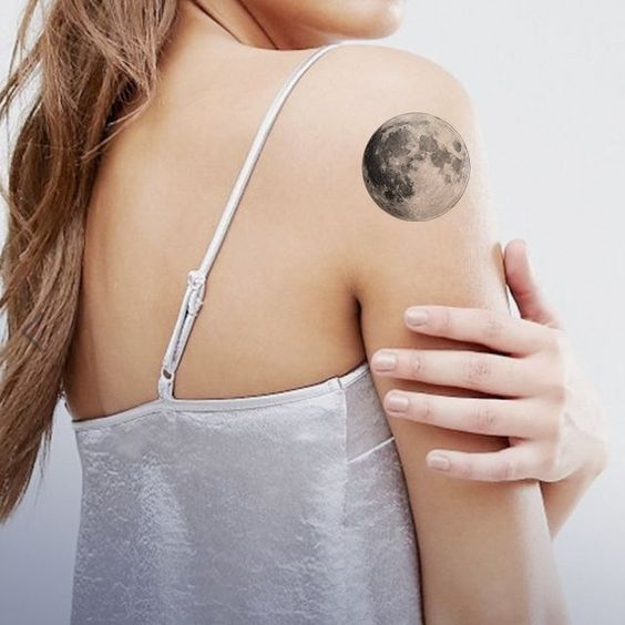 de luna llena 1 - tatuajes de luna