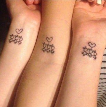 familia en el brazo 5 - tatuajes con significados de familia