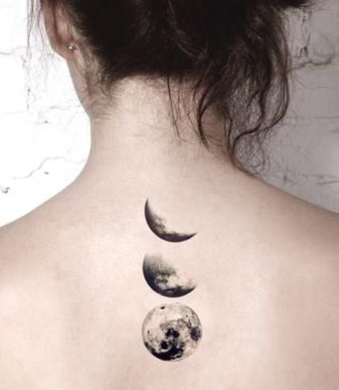 74 Ideas de Tatuajes de Luna con Significados »【TOP 2023】
