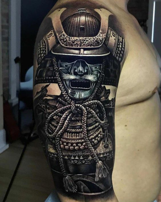 samurais en brazo 2 - tatuajes de samurai