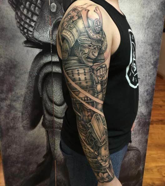 samurais en brazo 3 - tatuajes de samurai