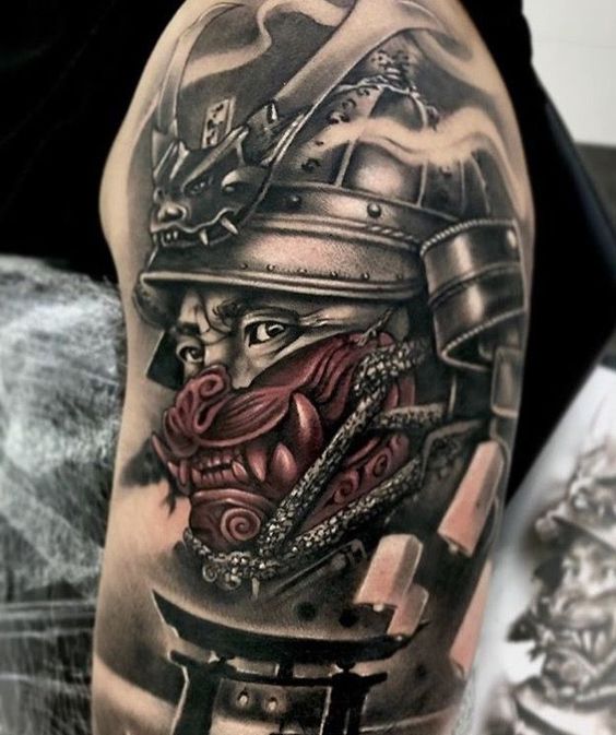 samurais en brazo 4 - tatuajes de samurai