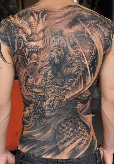 samurais y dragones 1 - tatuajes de samurai