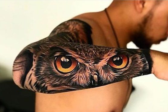 ojos de buho 3 - tatuajes de ojos