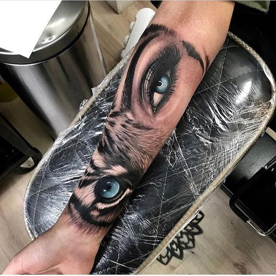 ojos de tigre 2 - tatuajes de ojos