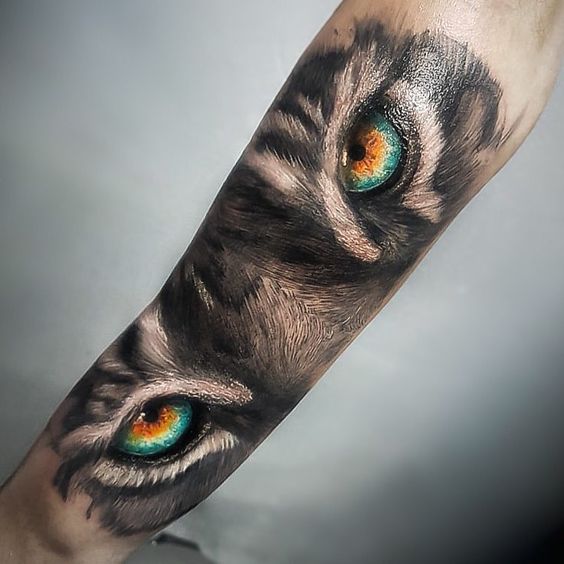 ojos de tigre 3 - tatuajes de ojos