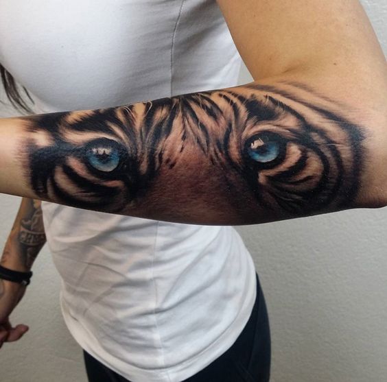 ojos de tigre 4 - tatuajes de ojos