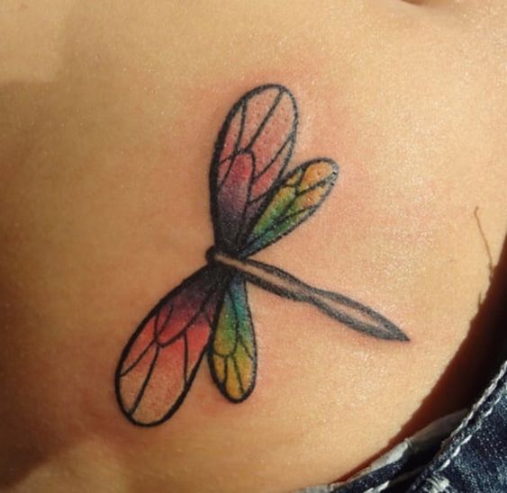 a color lubelulas 3 - tatuajes de libélulas