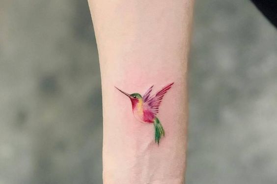 acuarela colibris 2 - tatuajes en acuarela