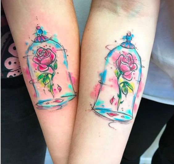 acuarela para parejas 5 - tatuajes en acuarela