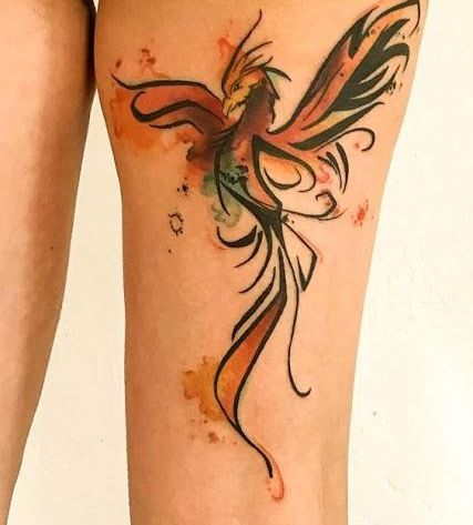 avefenix en tatuajes 2 - Tatuajes de ave fénix