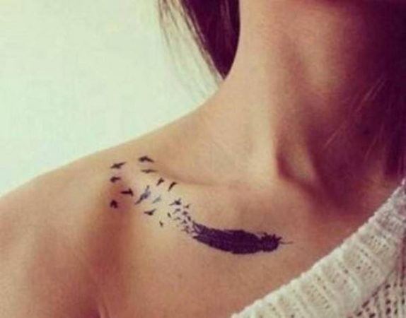 clavicula 1 - tatuajes en la clavícula