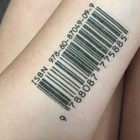 codigos de barra 3 - tatuajes de código de barras