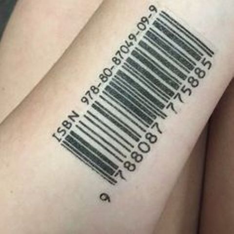 Tatuajes de Código de Barras y sus Tipos - Tatuajes Geniales codigos de barra en la muñeca 1 - tatuajes de código de barras