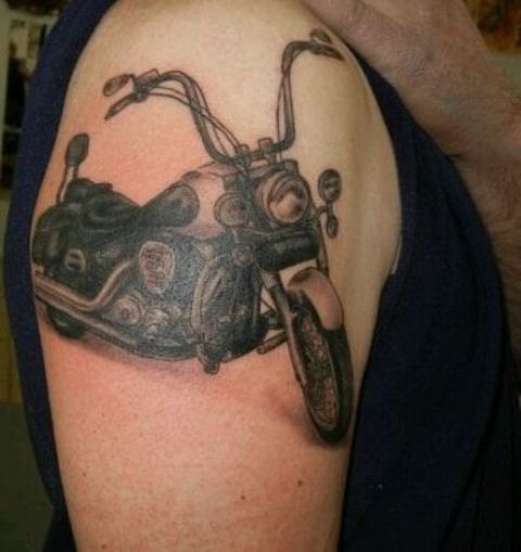 en el brazo 4 - tatuajes de motos