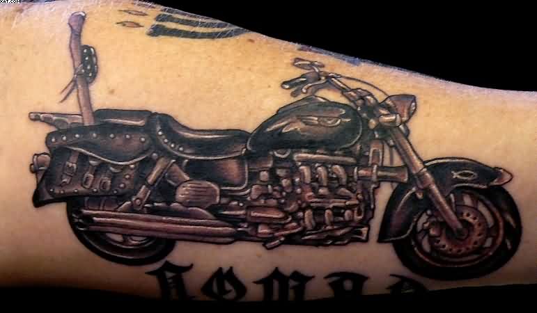 en el brazo 6 - tatuajes de motos