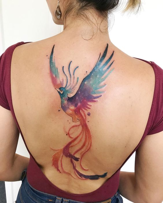 espalada fenix 4 - Tatuajes de ave fénix